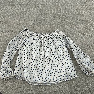 Off the shoulder blouse